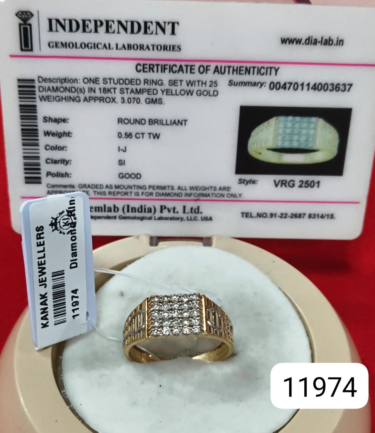 Diamond Rings J Gold 18k