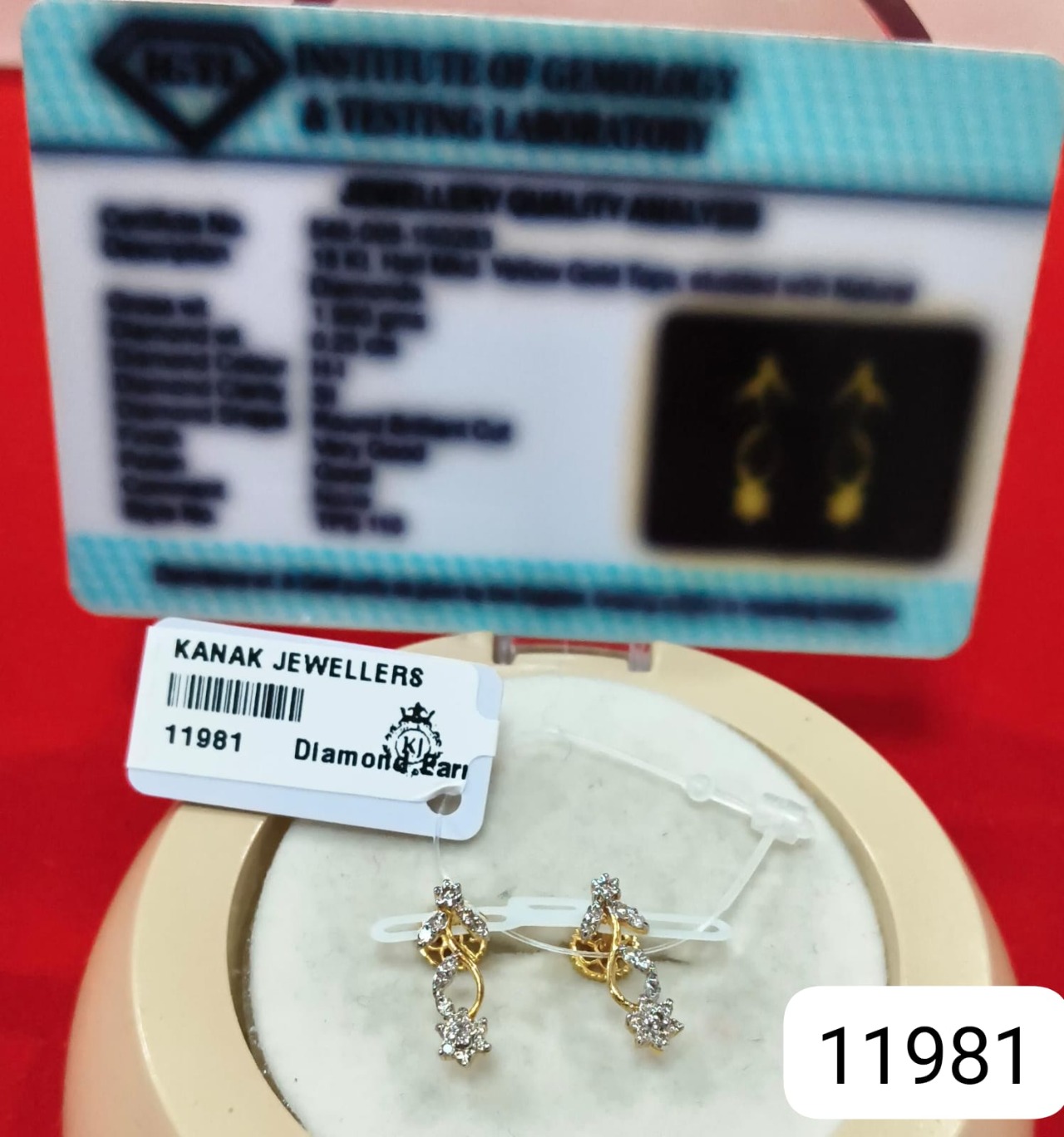 Diamond Earrings Gold 18k